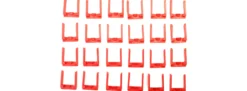 Carrera 85204 Evolution / Digital 132 + 124 Fahrbahnverriegelung | 24 Stück | Autorennbahn Zubehör