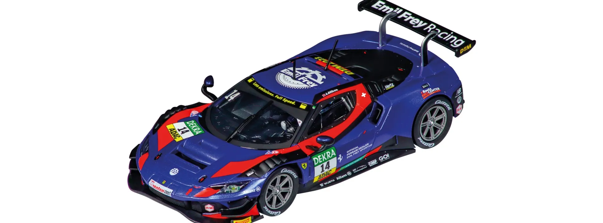 Carrera 27761 Evolution Ferrari 296 GT3 | Emil Frey Racing No.14 | Slot Car 1:32