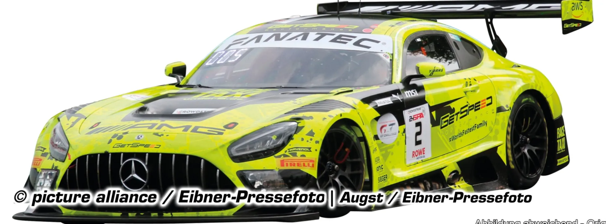 Carrera 27819 Evolution Mercedes-AMG GT3 Evo | Getspeed No. 2 | Slot Car 1:32