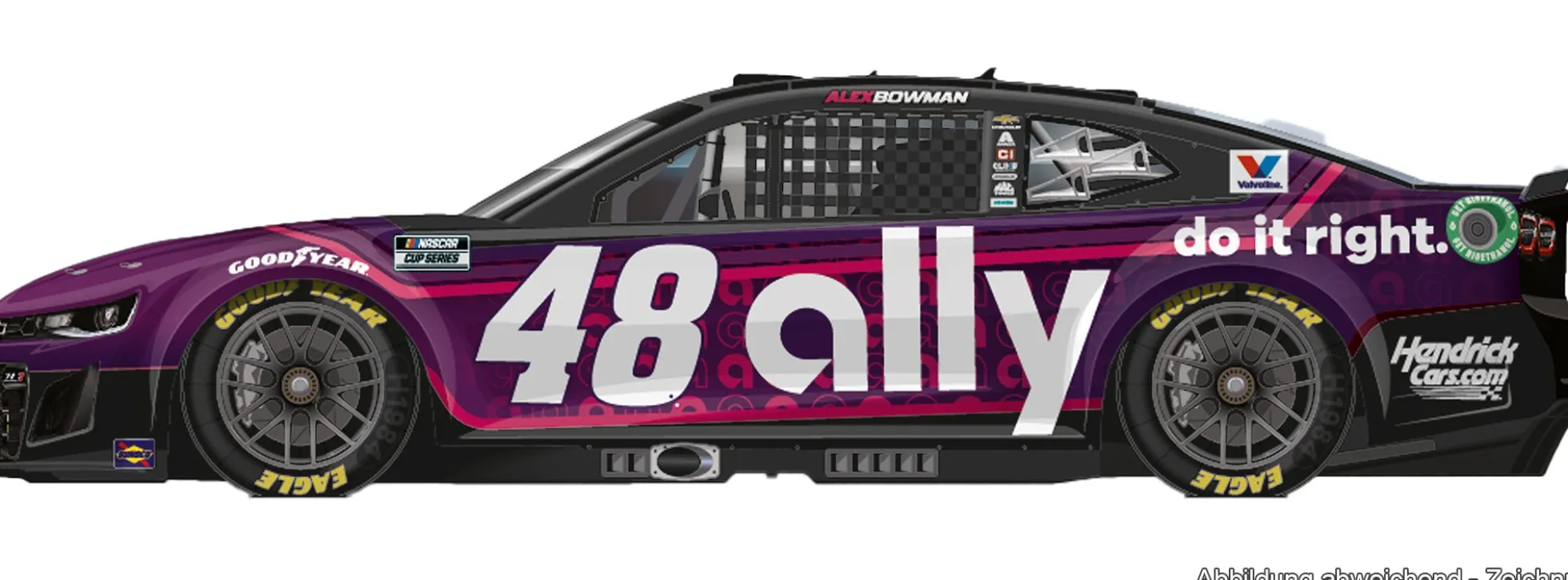Carrera 27842 Evolution NASCAR Camaro NextGen ZL1 | Hendrick Motorsports No. 48 | Slot Car 1:32