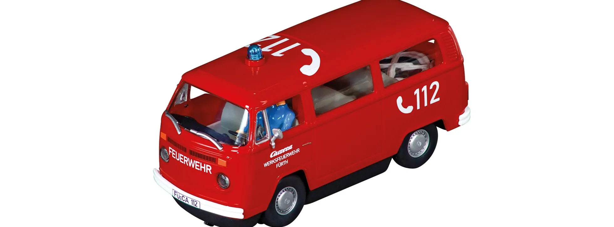 Carrera 27837 Evolution VW Bus T2b Feuerwehr | Slot Car 1:32