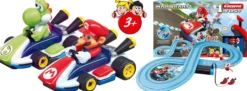 Carrera 63026 FIRST Nintendo Mario Kart | Autorennbahn Grundset | ab 3 Jahren