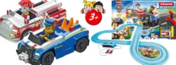 Carrera 63058 FIRST PAW PATROL - Race N Rescue | Autorennbahn Grundset | ab 3 Jahren