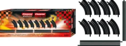 Carrera 61657 GO!!! Ausbauset Einspurgeraden/Kurven | Autorennbahn Schienen 1:43
