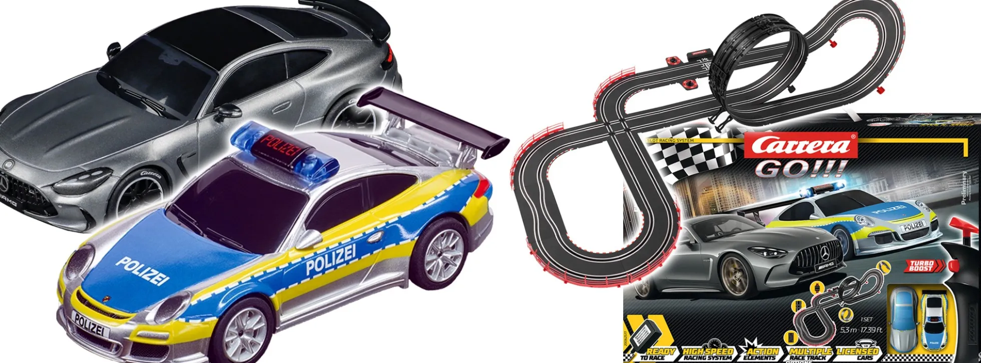 Carrera 62577 Go!!! Chase n Race | Autorennbahn Grundpackung 1:43