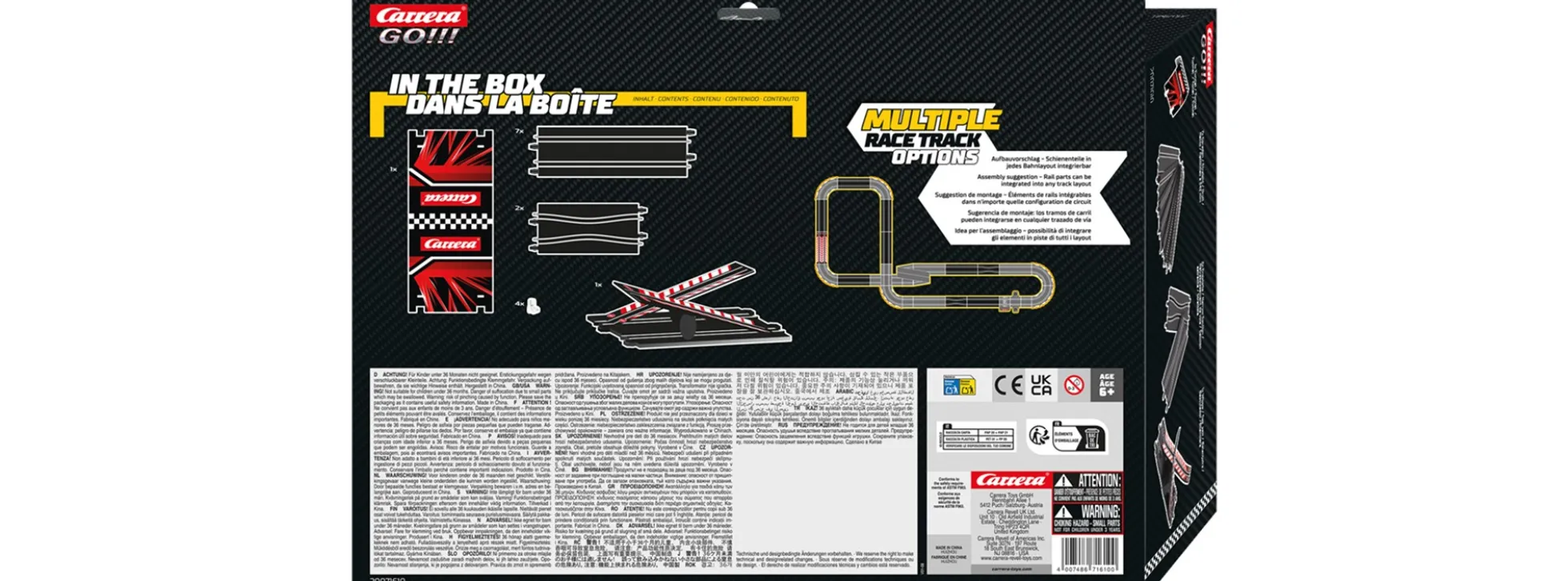 Carrera 71610 Go!!! Extension Pack - Mega | Autorennbahn Schienen 1:43