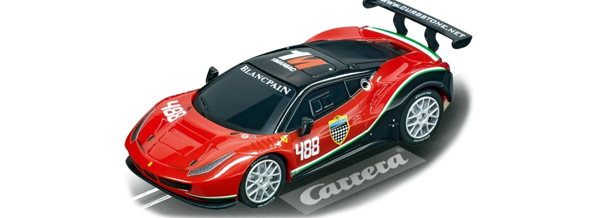 Carrera 64136 Go!!! Ferrari 488 GT3 | AF Corse, No.488 | Slot Car 1:43