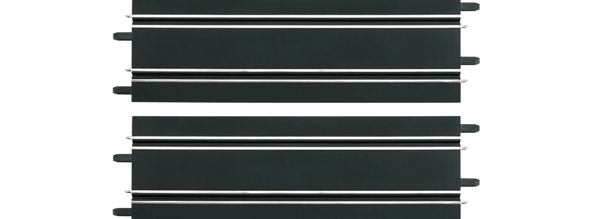 Carrera 61602 Go!!! Lange Gerade 342 mm | 2 Stück | Autorennbahn Schiene 1:43