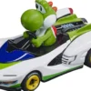 Carrera 64183 Go!!! Nintendo Mario Kart - P-Wing - Yoshi | Slot Car 1:43
