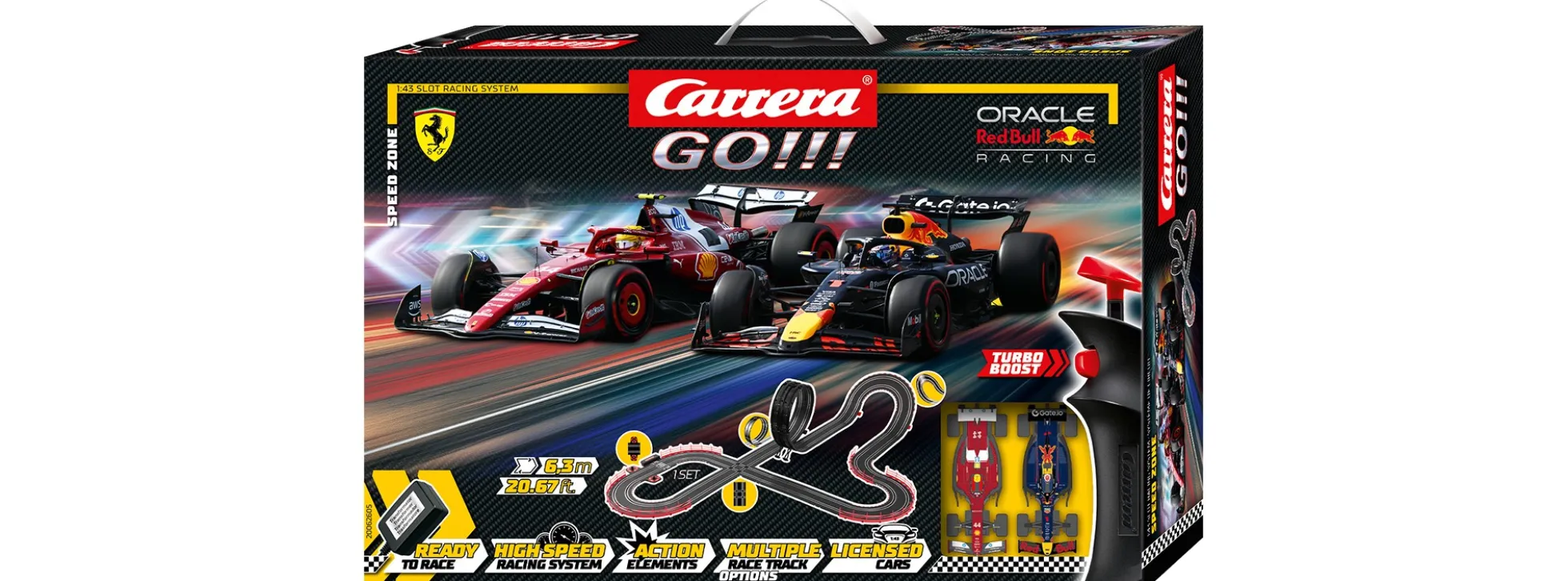 Carrera 62605 Go!!! Speed Zone | Autorennbahn Grundpackung 1:43