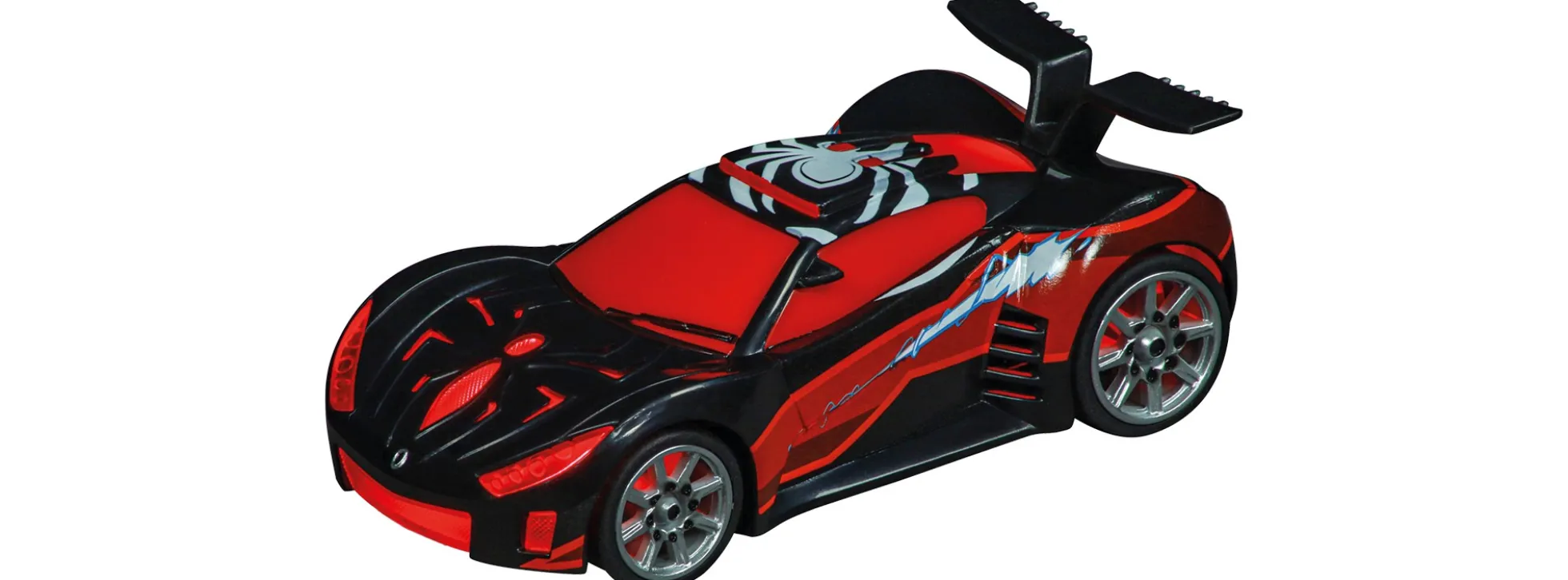 Carrera 64265 Go!!! Spider-Man Speed Shifter - schwarz | Slot Car 1:43