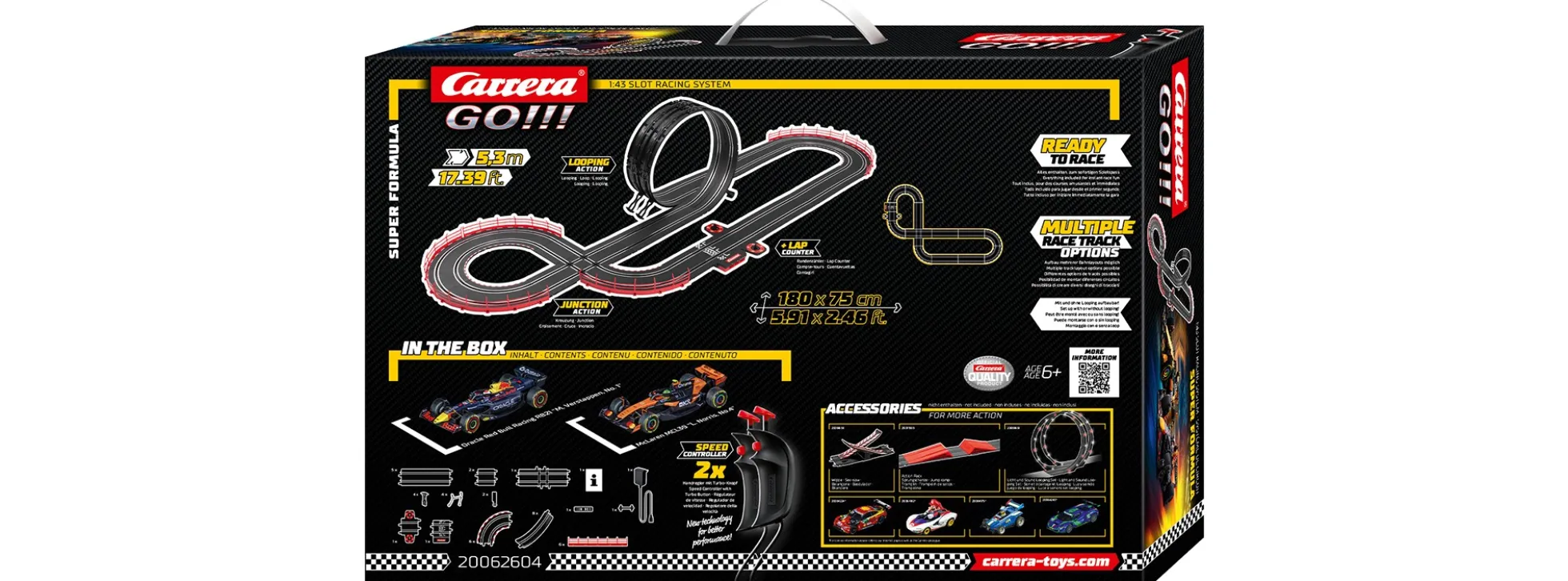 Carrera 62604 Go!!! Super Formula | Autorennbahn Grundpackung 1:43