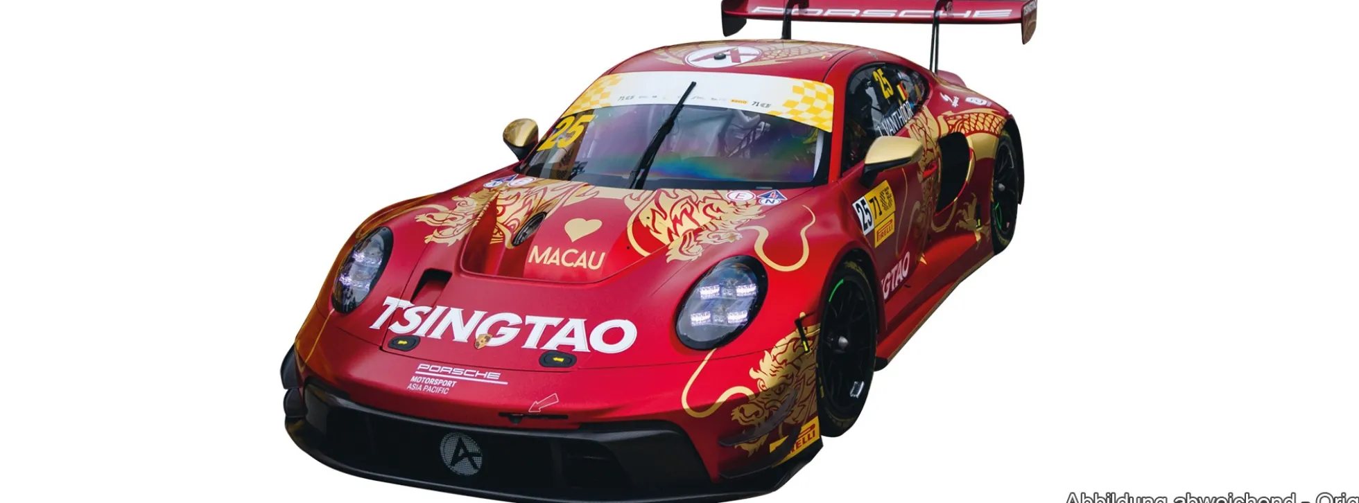 Carrera 51010 HYBRID Porsche 911 GT3 R | Absolute Racing No. 25 Macao | Slot Car 1:50