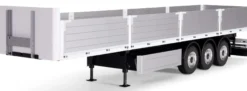 CARSON 500907740 3-Achs Baustoff-Auflieger | Bausatz für RC-Trucks 1:14