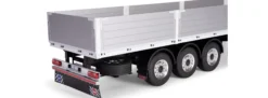 CARSON 500907740 3-Achs Baustoff-Auflieger | Bausatz für RC-Trucks 1:14