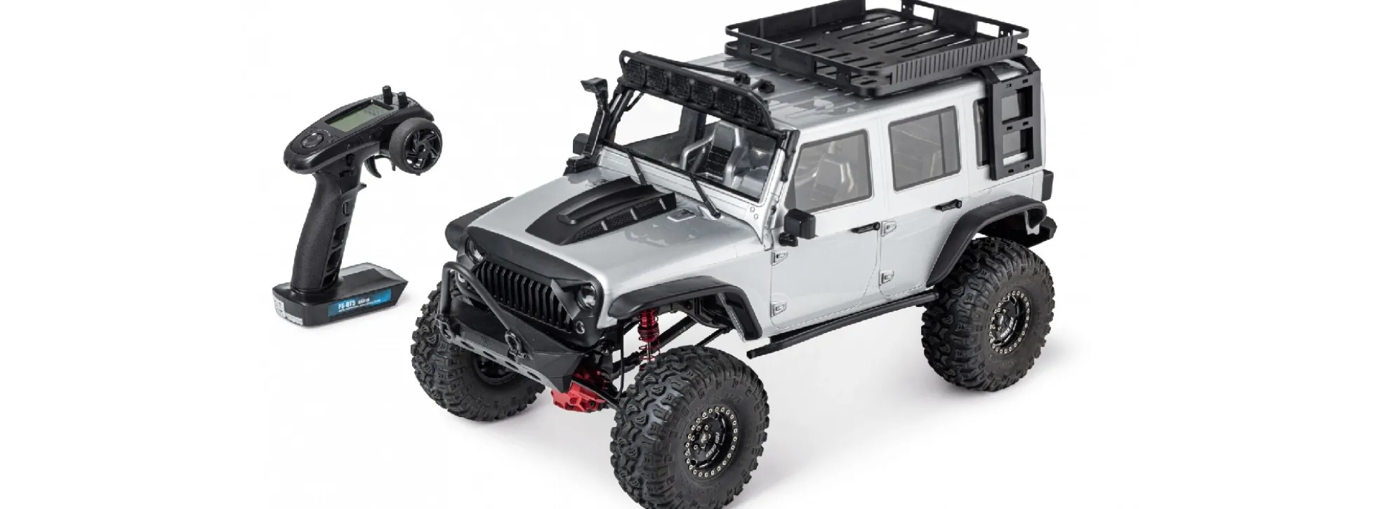 CARSON 500409078 Adventure Crawler silber | RTR | RC Offroad 1:8