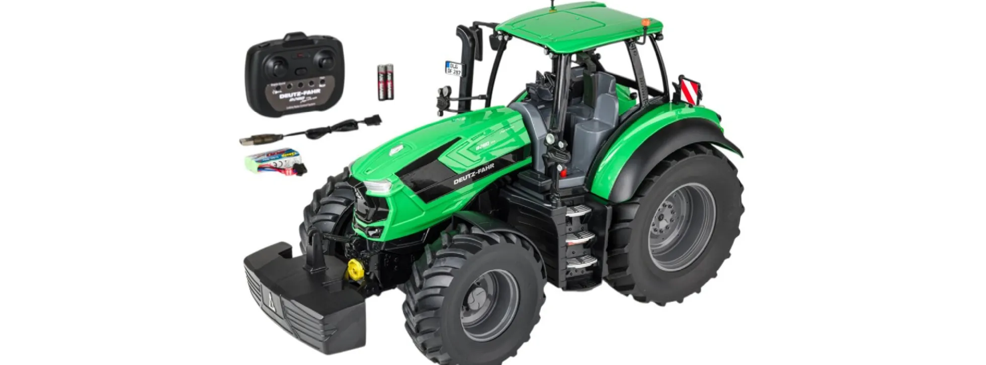 CARSON 500907704 Deutz-Fahr Traktor 8280 TTV | RTR | RC Traktor 1:16