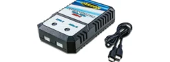 CARSON 500606097 Expert Charger Twin LiPo USB-C 2A | für RC Autos