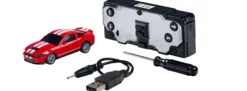 CARSON 500404335 Ford Mustang Shelby GT500 rot | Nano Racer | RTR | RC Spielzeug 1:60