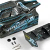 CARSON 500801035 Karosserie Virus XL schwarz/türkis | für RC Auto 1:8
