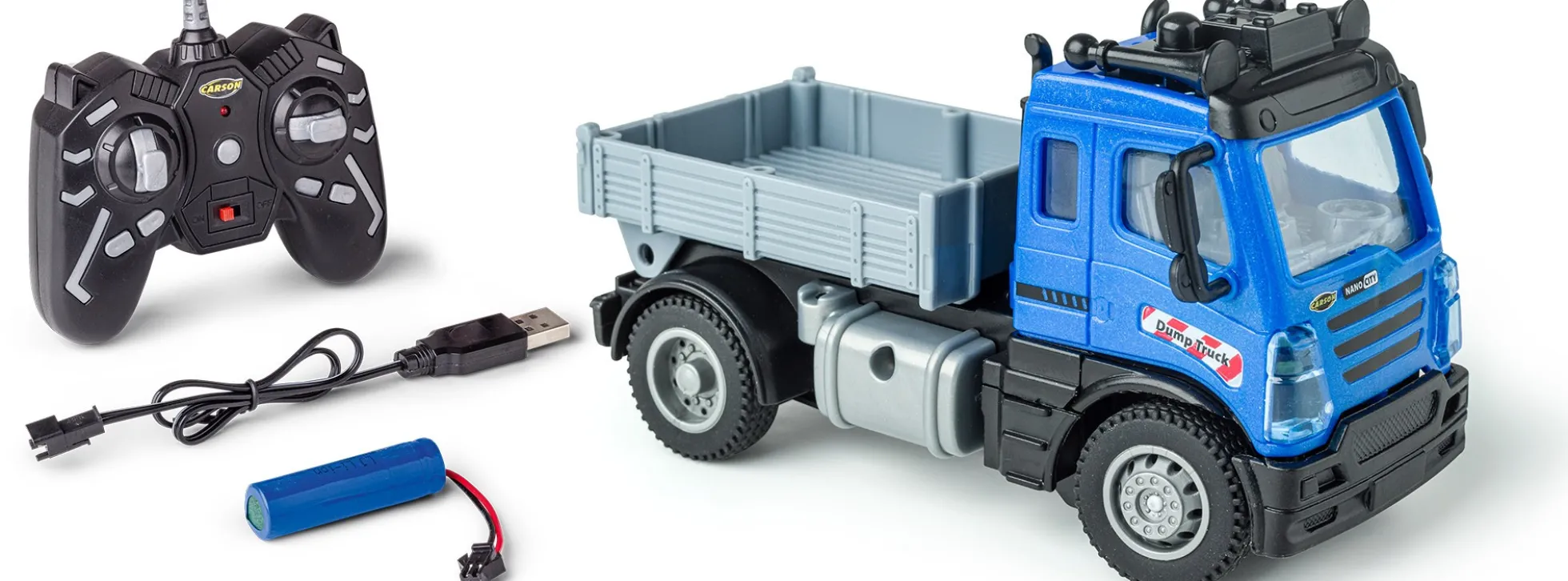 CARSON 500907684 Kipper | Nano City | 2.4GHz | RTR | RC Spielzeug 1:50