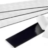 CARSON 500908078 Klebeband doppelseitig schwarz | 4 Streifen x 130 mm