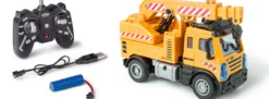 CARSON 500907682 Kranwagen | Nano City | 2.4GHz | RTR | RC Spielzeug 1:50