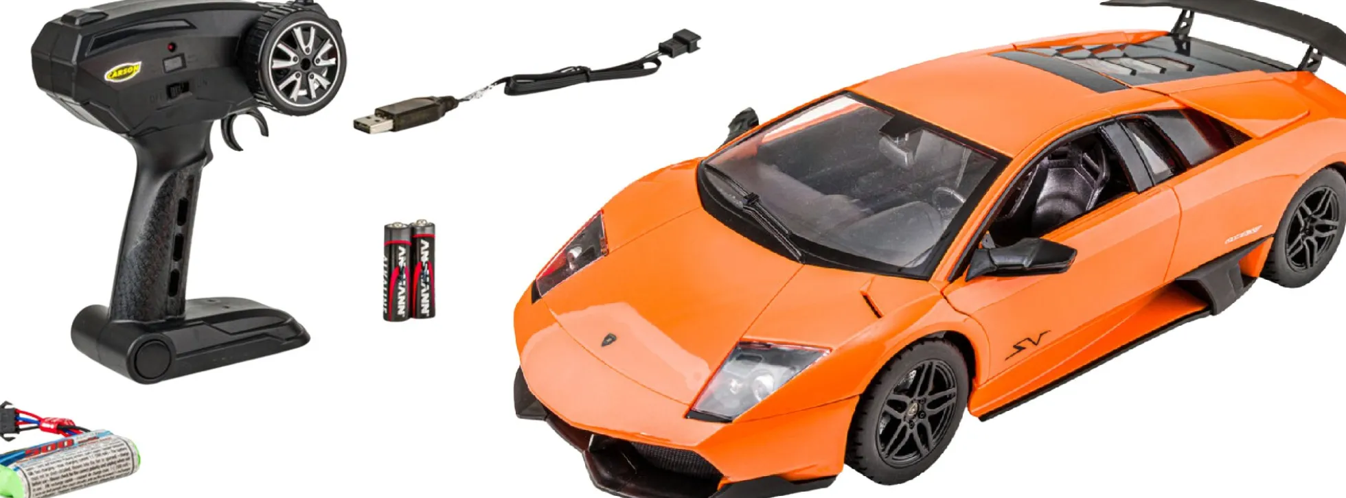CARSON 500404351 Lamborghini Murcielago SV orange | 2.4GHz | RTR | RC-Car 1:14