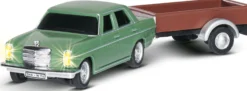 CARSON 500504169 MB 200/8 grün mit Anhänger | 2.4GHz | RC Auto 1:87 Spur H0