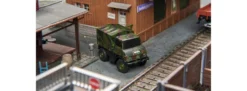 CARSON 500504127 MB Unimog U406 Bundeswehr | 2.4GHz | RC Auto 1:87 Spur H0