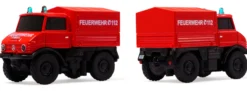 CARSON 500504178 MB Unimog U406 Feuerwehr | Sound | 2.4GHz | RC Auto 1:87 Spur H0