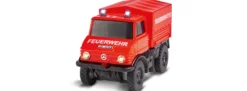 CARSON 500504178 MB Unimog U406 Feuerwehr | Sound | 2.4GHz | RC Auto 1:87 Spur H0