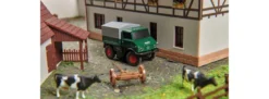 CARSON 500504126 MB Unimog U406 Forst | 2.4GHz | RC Auto 1:87 Spur H0
