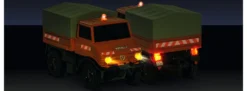CARSON 500504125 MB Unimog U406 Kommunal | 2.4GHz | RC Auto 1:87 Spur H0