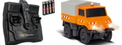 CARSON 500504125 MB Unimog U406 Kommunal | 2.4GHz | RC Auto 1:87 Spur H0