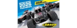 CARSON 500990160 Messe-News 2026 | Plastikmodellbau / RC-Modellbau / Slot-Cars