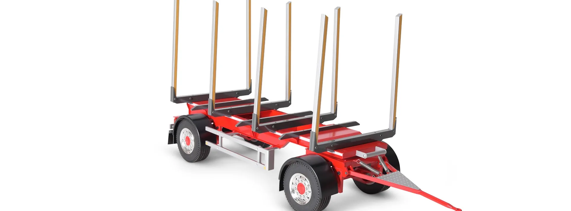 CARSON 500907622 Rungenanhänger Riedler | Bausatz für RC-Trucks 1:14