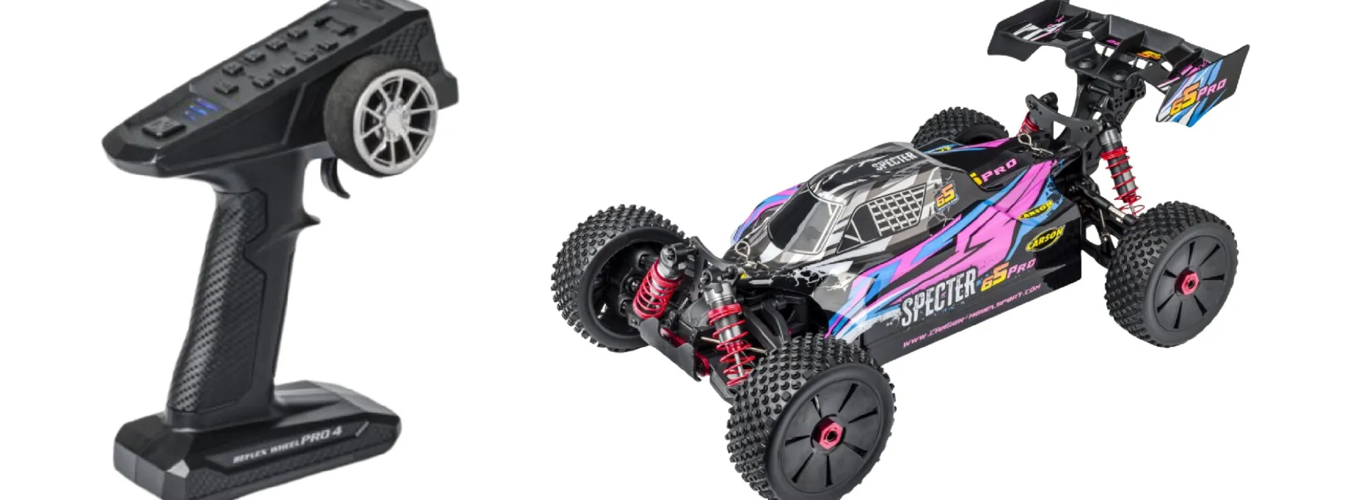 CARSON 500409098 Specter Pro BL | 4WD | 2.4 GHz | RTR | RC-Car 1:8