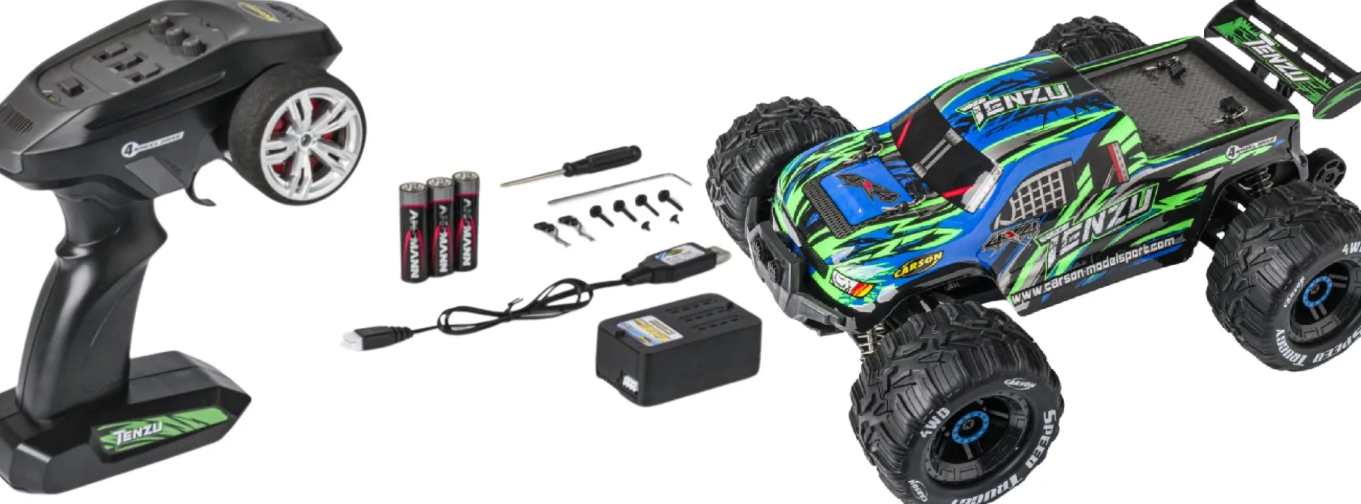 CARSON 500404349 Tenzu | 2.4GHz | RTR | RC-Car 1:16