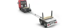 CARSON 500907733 Umrüstsatz Zugrohr lang TA-Ru Te | Bausatz für RC-Truck 1:14