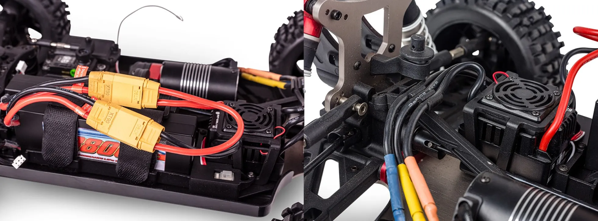 CARSON 500409081 Virus 4.2 XL schwarz/türkis | 2.4 GHz | RTR | RC Car 1:8