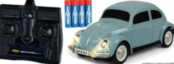 CARSON 500504182 VW Käfer bahamablau | 2.4GHz | RC Auto 1:87 Spur H0