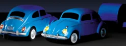 CARSON 500504148 VW Käfer mit Wohnwagen | 2.4GHz | RC Auto 1:87 Spur H0