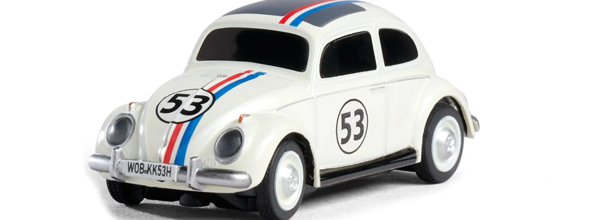CARSON 500504153 VW Käfer Rallye #53 | 2.4GHz | RC Auto 1:87 Spur H0