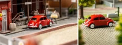 CARSON 500504147 VW Käfer rot | 2.4GHz | RC Auto 1:87 Spur H0