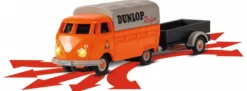CARSON 500504135 VW T1 Bus + Dunlop Anhänger 2.4GHz | RC Auto 1:87 Spur H0