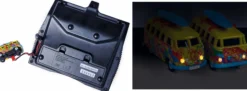 CARSON 500504150 VW T1 Bus Flower Power | 2.4GHz | RC Auto 1:87 Spur H0