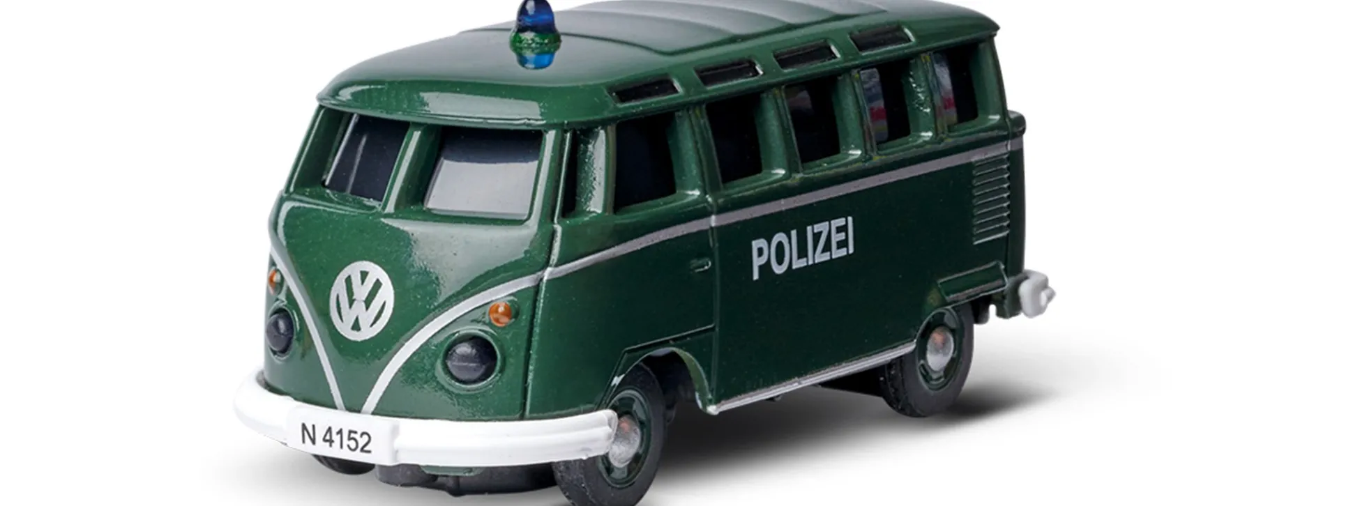 CARSON 500504152 VW T1 Polizei + Malteser Combo 2.4GHz | RTR | RC Autos 1/87 Spur H0