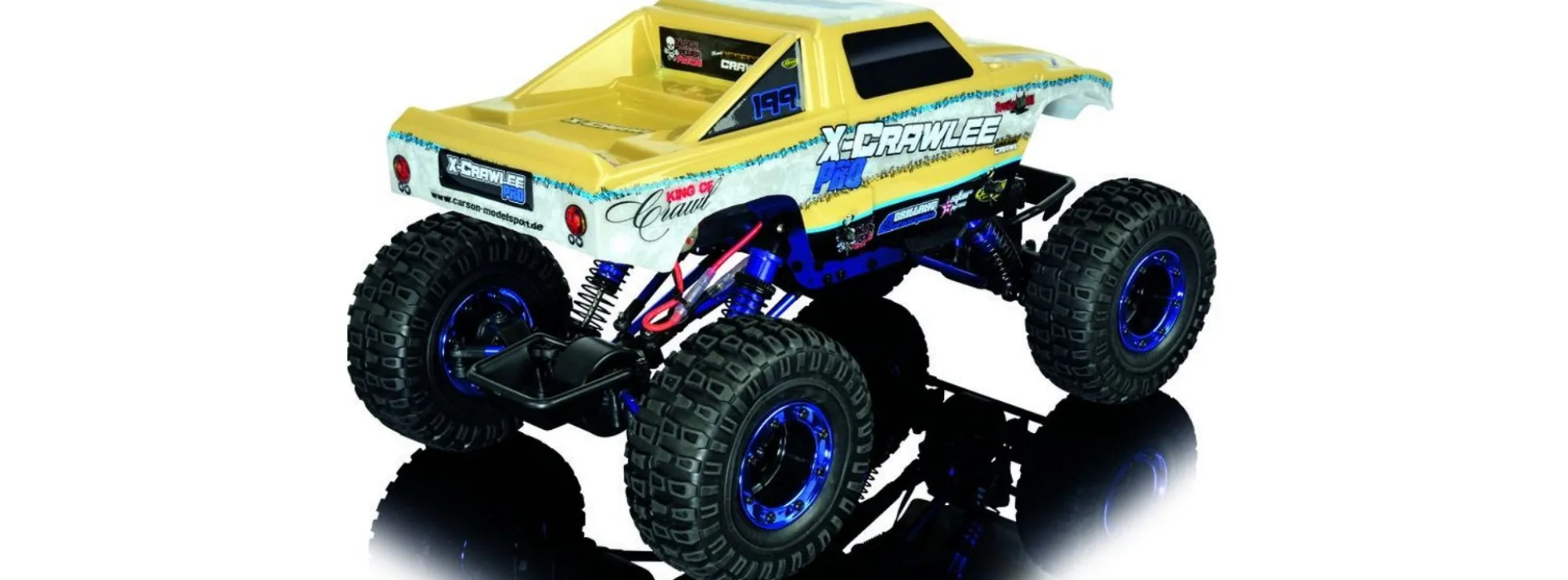 CARSON 500404067 X-Crawlee Pro RTR 2.4GHz RC Crawler Fertigmodell 1:10