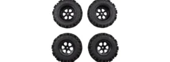 CARSON 500900207 XL Räderset Bokusa | 4 Stück | RC Räder 1:10